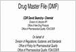 FDA Form 3938 Drug Master File DM